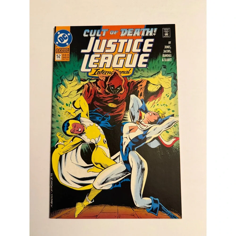 DC Comics Justice League International 52 July 1993 Cult of Death Power Girl JLI